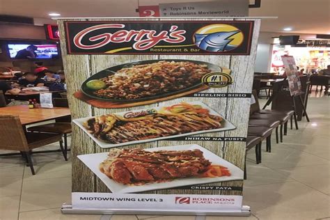gerry's robinsons place ermita (gerry's grill) manila|Gerry's Grill, Manila .